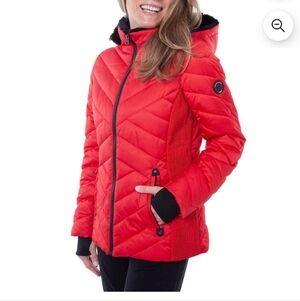 Nautica Women's Water Resistant Puffer Coat